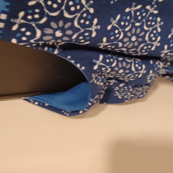 Maggy London Patchwork Print Stretch Sleeveless Maxi Dress- Sz. 10 - Picture 9 of 14